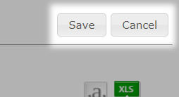 Save and Cancel buttons