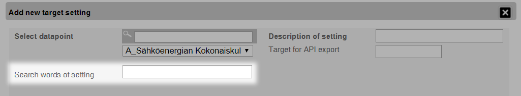 Search word